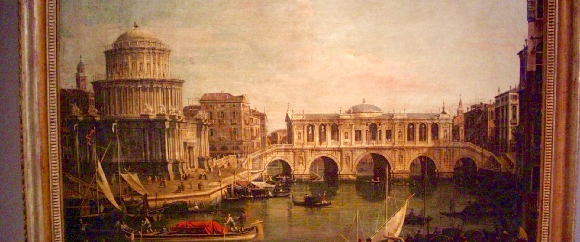 Canaletto "Capriccio con edifici palladiani" foto di Clawsb
